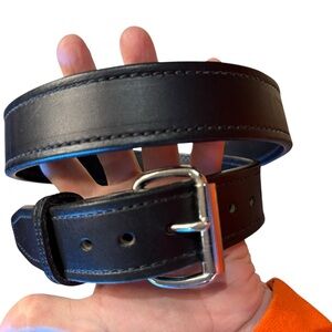 Bigfoot Gunbelt Men's Size 36 Black Leather Belt